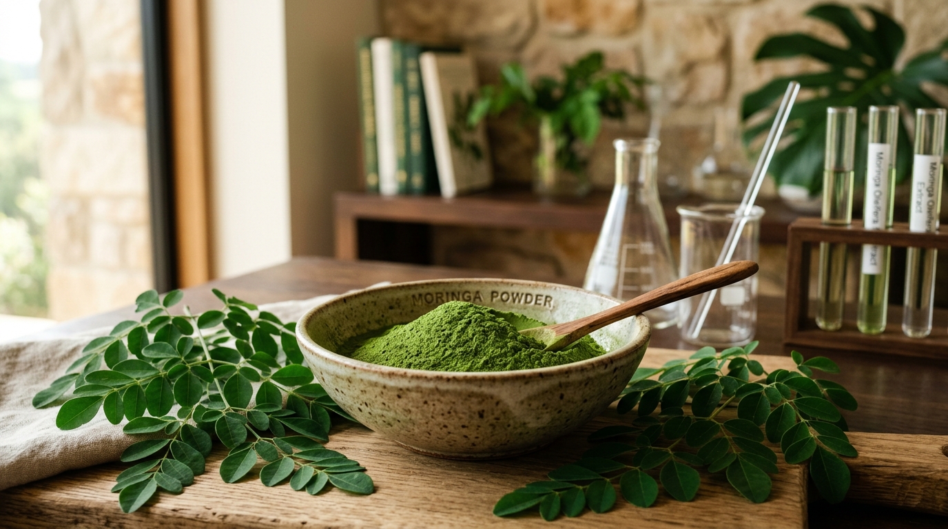 سوپرفود مورینگا چیست؟ خواص معجزهآسا، ارزش غذایی و راهنمای مصرف پودر مورینگا